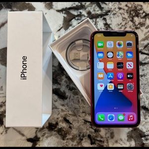 This is a red iPhone 11 unlocked with 256GB